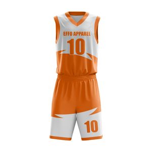Conjuntos de Uniformes de Baloncesto Personalizados con Impresión Digital para Hombre, 100% Poliéster Transpirable, Sublimados, Uniformes de Baloncesto de Verano al por Mayor - Product Image 3