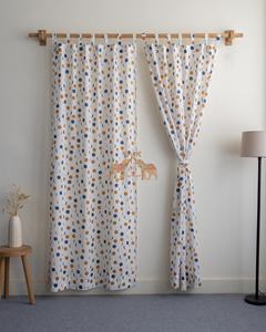 Ensemble de rideaux en coton pur, fabriqués à la main, best-sellers, design personnalisé, rideaux de porte - Product Image 2