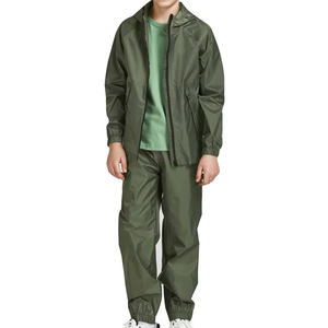 Windproof Windbreaker Set New Stylish Men's Windbreaker <b>Jacket</b> with Zipper <b>Winter</b> Wholesale Rate Custom Windbreaker Set - Product Image 1