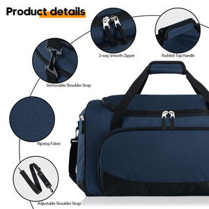 Duffle Bag Hot Sale Customizable Color Diamond Pattern Polyester Oxford Material Large Capacity Multiple Pockets Duffle Bag - Product Image 3