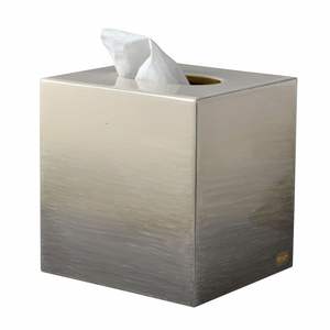 Caja de pañuelos de acero inoxidable, forma cuadrada, para restaurante, bar, hogar y cocina, en oferta. - Product Image 1