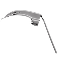 1 set de laryngoscope professionnel pour animaux de compagnie à 5 lames colorées, outil clinique pour l'intubation du nerf optique chez l'animal