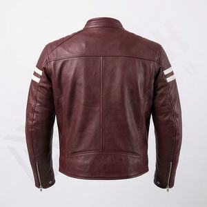 Veste de course rétro NAI-0917A XL en cuir véritable, veste de motard, vêtements de sport, vêtements de moto pour adulte, couleur personnalisable - Product Image 2