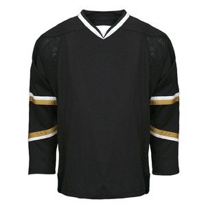 Vente en gros de maillots de hockey sur glace professionnels sur mesure, tailles plus grandes pour adultes, service OEM, prix de vente optimal, nouvelle arrivée, 100% polyester - Product Image 1