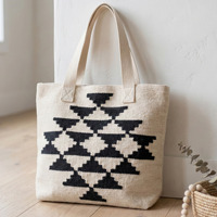 Sacs ethniques indiens Kilim à motifs géométriques multicolores, tissés à la main, durables, sacs de bureau turcs pour filles, sacs à vêtements