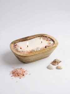 Handmade Rustic Mango Wood <b>Dough</b> <b>Bowl</b> Candle Holder Wooden Candle <b>Bowl</b> Home Decor Wedding Party At Affordable Price - Product Image 3