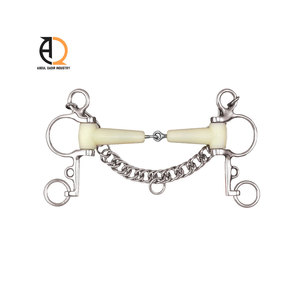 Stainless Steel Snaffle Bit for Horse Riding Training Horse Mouth Bits - Product Image 6