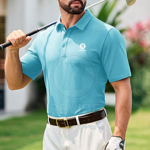 Camiseta Polo Casual de Manga Corta para Hombre, Corte Ajustado, Hecha de Algodón, en Venta en Línea, Hecha en Pakistán - Product Image 4