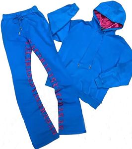 Conjunto Deportivo de Algodón Grueso para Hombre, Sudadera con Capucha y Pantalones Deportivos Bordados Personalizados - Product Image 3