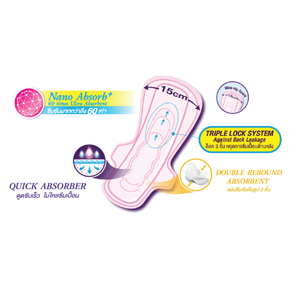 Precio al por Mayor Sanita Soft and Fit Relax Night Wing 35cm, Toalla Sanitaria Desechable de Algodón Orgánico Súper Absorbente, 4 Piezas - Product Image 5