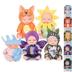 Poupée princesse endormie, 6 pièces, boîte-cadeau, Costume mignon, poupées en forme de Costume pour enfants, pour le plaisir des jeux - Product Image 4