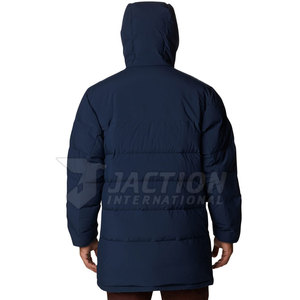 Nouvelles parkas imperméables à fermeture éclair intégrale pour hommes, coupe ajustée, marque privée - Product Image 4