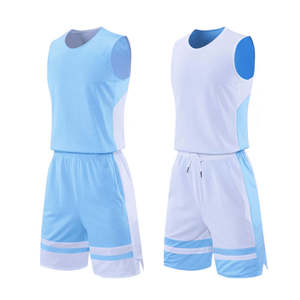 OEM Quick Dry Wholesale Polyester Men's Reversible Basketball Uniform Printed Sets with Laker Jersey Uniform - Product Image 1