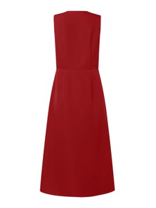 Robe midi droite décontractée sans manches, respirante, écologique, en dentelle, boutonnée sur le devant, de couleur verte, pour femmes - Product Image 4