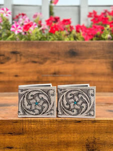 กระเป๋าสตางค์ผู้ชายแบบมีซิปยาวมีเครื่องมือทำจากหนังทันสมัยสีเทาของขวัญสำหรับเขา - Product Image 4