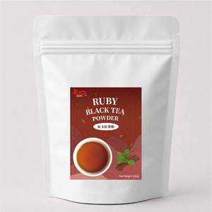 KEI FU Té Negro en Polvo con Sabor a Rubí 100g para Té de Burbujas o Repostería - Product Image 1