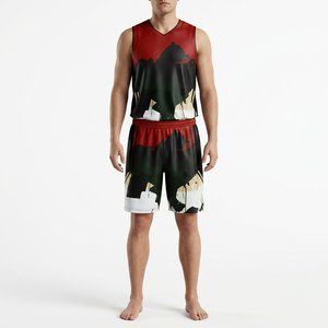 Conjunto de Pantalones Cortos y Camiseta de Baloncesto Sublimados Directo de Fábrica - Product Image 2