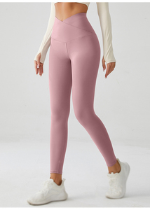 Legging de yoga sur mesure en gros, fabriqué professionnellement, pour femme, haute qualité, effet ventre plat, poids lourd - Product Image 3
