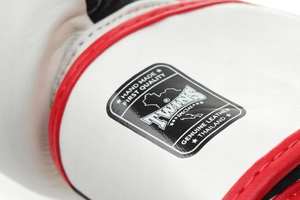 Guantes de Boxeo Gemelos Negros y Blancos en Oferta, Hechos con Cuero de Primera Calidad en Todas las Tallas y a Bajos Precios con Buena Calidad - Product Image 2