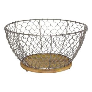 Heavy Duty Wire Basket For Garage <b>Storage</b> Organizer With Strong Metal Build And Multi Purpose Usage - Product Image 1