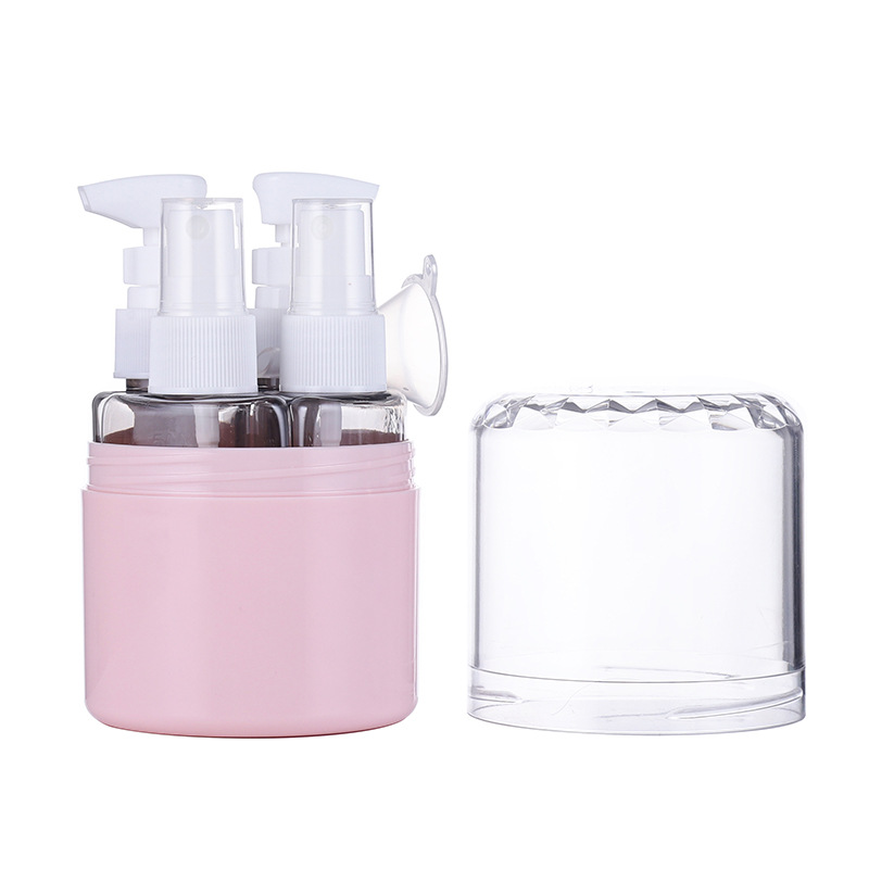 Scatola da imballaggio rosa per quattro bottiglie