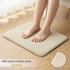 Tapis de sol de salle de bain en coton 100% à imprimé animal tufté, avec dos antidérapant en caoutchouc résistant |   Tapis de bain épais et moelleux pour la maison et les hôtels - Product Image 3