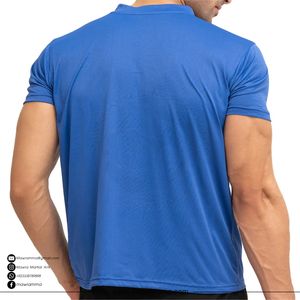 เสื้อยืดสั่งทำโลโก้ขายส่ง บริการ OEM คุณภาพสูง ผ้าฝ้าย 100% เสื้อยืดติดกระดุมด้านหน้า สำหรับทุกเพศ - Product Image 5