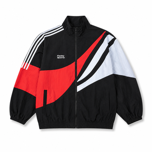 Custom Men's Retro Color Block Windbreaker <b>Jacket</b> Lightweight Waterproof Oversized Streetwear Hip Hop Sports <b>Track</b> <b>Jacket</b> - Product Image 2