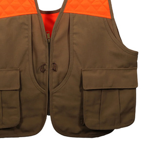 Chaleco de Caza para Exteriores, Transpirable, de Poliéster, Color Naranja Marrón, con Bolsillos Delanteros con Cremallera, Unisex, Talla Adulto, Opcional 2026 - Product Image 3