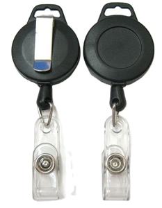 Porte-badge rétractable RP-03 avec sangle en PVC et clip ceinture - Product Image 2