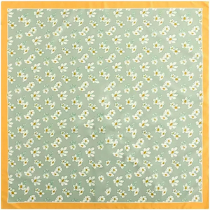 Women's Fashion Elegant Floral Printed Head <b>Scarf</b> <b>Square</b> Bandana From <b>Silk</b> Satin Women's <b>Scarves</b> For Events - Product Image 2