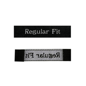 ป้ายทอแบบกำหนดเอง ตัดด้วยเลเซอร์ เย็บติดสำหรับเสื้อผ้า ป้ายผ้าแบบกำหนดเองสำหรับธุรกิจสินค้า DIY ที่เป็นมิตรกับผิวหนังและซักล้างได้ - Product Image 2