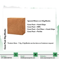 Meilleure qualité 5kg noix de coco tourbe bloc Pith briques pour plantes ornementales marché fiable plantation de cerises