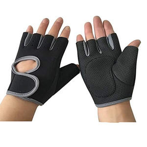 Meilleures ventes SAAR INDUSTRIES, cuir de vache 100% authentique, antidérapant, fermeture demi-doigts, protection avancée, unisexe, musculation - Product Image 5