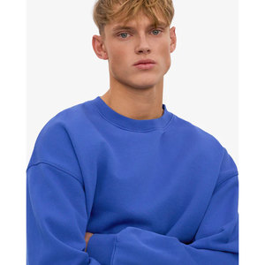 Suéter de Manga Larga para Hombre, Cuello Redondo, Color Azul, Corte Regular, Tejido de Punto, Estilo Casual - Product Image 6