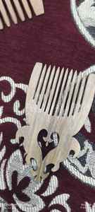 Peine de Cuerno de Buey Natural, Anti-Rotura, Dientes Lisos, Auténtico Peine de Cuerno de Búfalo Hecho a Mano, Estilo Moderno, Grabado Personalizado - Product Image 3