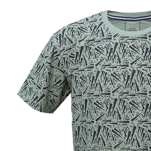 T-shirt de performance personnalisé pour hommes, imprimé sur toute la surface, respirant, à séchage rapide, pour le sport, OEM ODM, fabricant en gros - Product Image 2