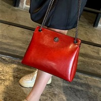 Tas Selempang Wanita Bentuk Sadel 3L+ Kulit Asli Lembut Dapat Dilipat Ringan Ramah Lingkungan Tahan Air Tahan Lama