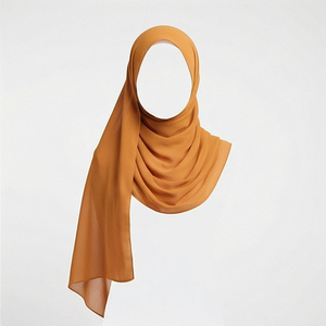 Premium Silk Hijab Comfortable Lightweight Modest Fashion Breathable Scarves for Daily Use Women Summer Custom Logo - Product Image 5
