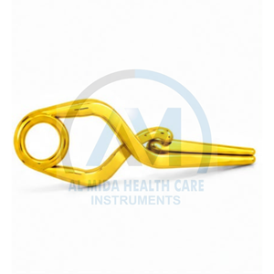 Al Mida Healthcare Surgical Clamp 60mm Length 22mm Loop Diameter Manual <b>Instrument</b> for Gynecology Surgery CE Certified - Product Image 2