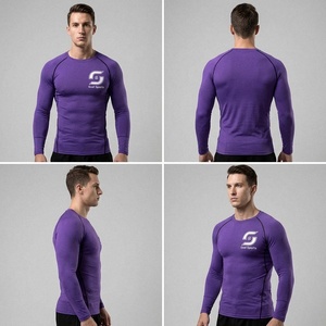 Custom MMA BJJ Rash Guard Set Compression Short Sleeve Shorts <b>Polyester</b> Spandex Training Martial Arts Wear - Product Image 2