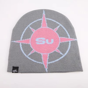 Gorros de Jacquard Personalizados con Logotipo Impreso en Toda la Superficie, Diseño Acrílico Unisex, Estilo Y2K - Product Image 4