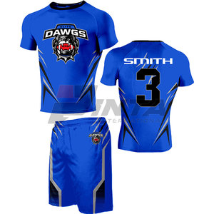 Uniforme de Fútbol Americano Personalizado de Primera Calidad, Transpirable y de Manga Corta - Product Image 4