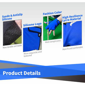 Guante de billar y snooker para mano derecha, medio dedo, poliéster, cierre de gancho y bucle, unisex, para uso deportivo en todas las estaciones - Product Image 6
