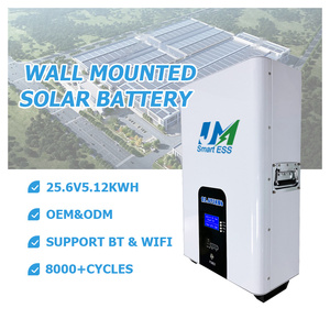 Batería <span class=keywords><strong>de</strong></span> Pared Personalizada <span class=keywords><strong>de</strong></span> Fábrica JM <span class=keywords><strong>de</strong></span> 24V 200Ah 5kWh, Batería <span class=keywords><strong>de</strong></span> <span class=keywords><strong>Litio</strong></span> LiFePO4 <span class=keywords><strong>de</strong></span> 25.6V 200Ah <span class=keywords><strong>para</strong></span> Energía Solar con Panel Solar - Product Image 3