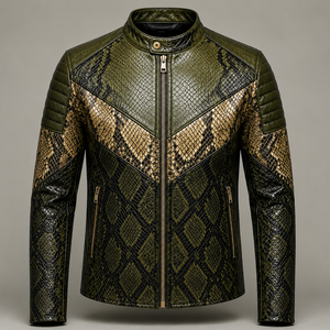 Nouvelle veste en cuir décontractée pour homme, tenue d'hiver, design motard, poches avant, chauffante et respirante, épaisse - Product Image 3