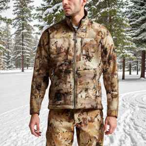 Veste de chasse unisexe coupe-vent avec fermeture éclair, tenue de pêche d'extérieur, ensemble complet, impression par sublimation, 100 % polyester - Product Image 1
