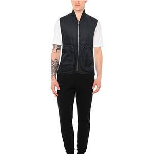 เสื้อแจ็คเก็ตแฟชั่นผู้ชาย แขนกุด มีซิป กระเป๋าเสื้อ ทรงปกติ ผ้าเคลือบลายพราง ดีไซน์สำหรับฤดูใบไม้ผลิ ผลิตจากโพลีเอสเตอร์/คอตตอน - Product Image 5