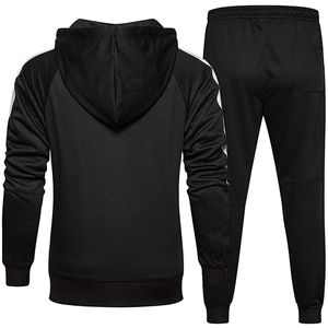 Conjunto Deportivo de Invierno para Hombre, Diseño Personalizado, Chaqueta con Cierre Completo y Pantalones Deportivos de Poliéster, Estilo Casual, Venta Caliente 2026 - Product Image 2