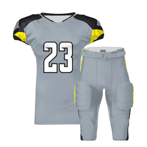 เสื้อฟุตบอลคุณภาพสูงแบบกำหนดเอง ชุดยูนิฟอร์มส่วนตัว พิมพ์ลายปักชื่อทีมและหมายเลข - Product Image 1